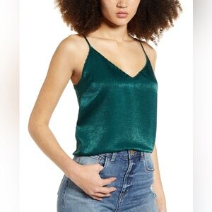 BP. Scalloped Satin Cami - NWOT